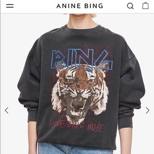 Anine Bing Tiger Sweatshirt